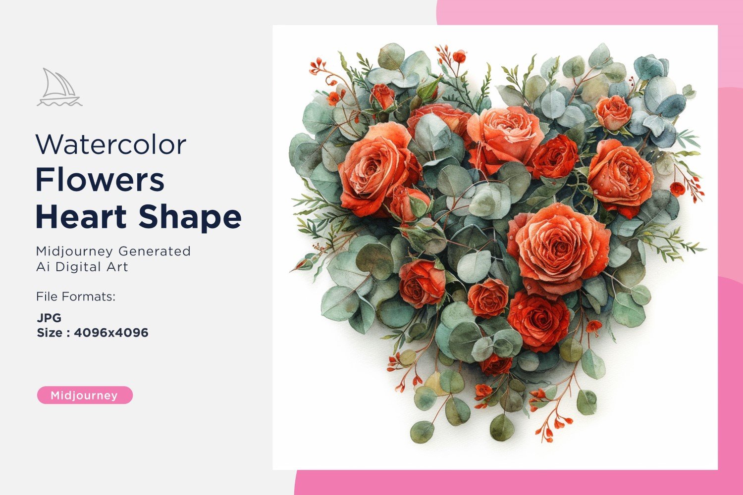 Kit Graphique #391081 Watercolor Fleurs Divers Modles Web - Logo template Preview