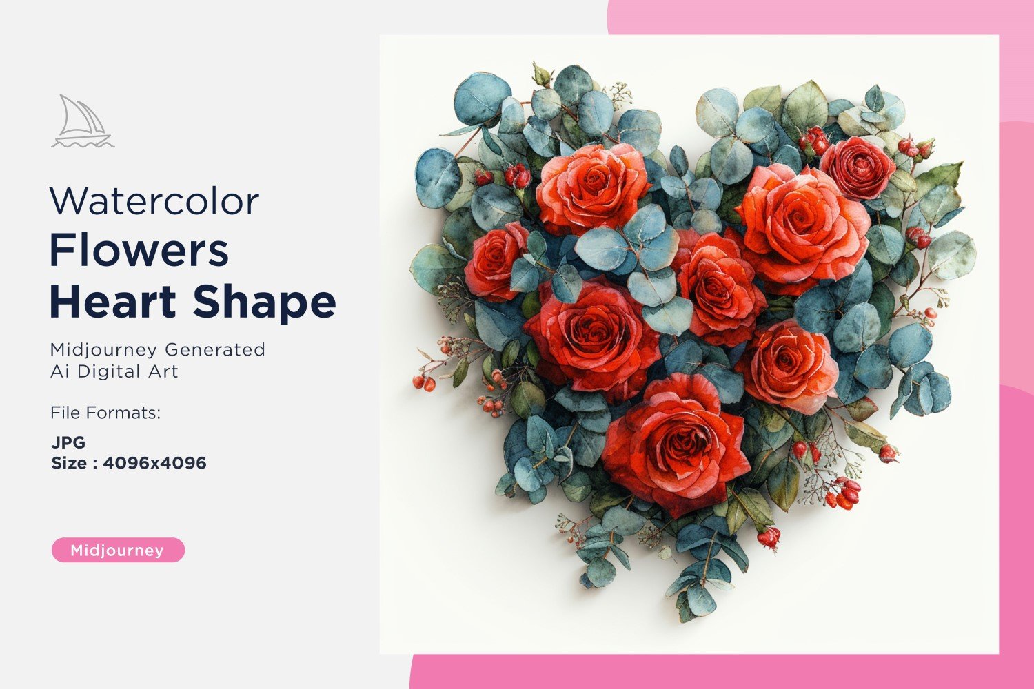 Kit Graphique #391083 Watercolor Fleurs Divers Modles Web - Logo template Preview