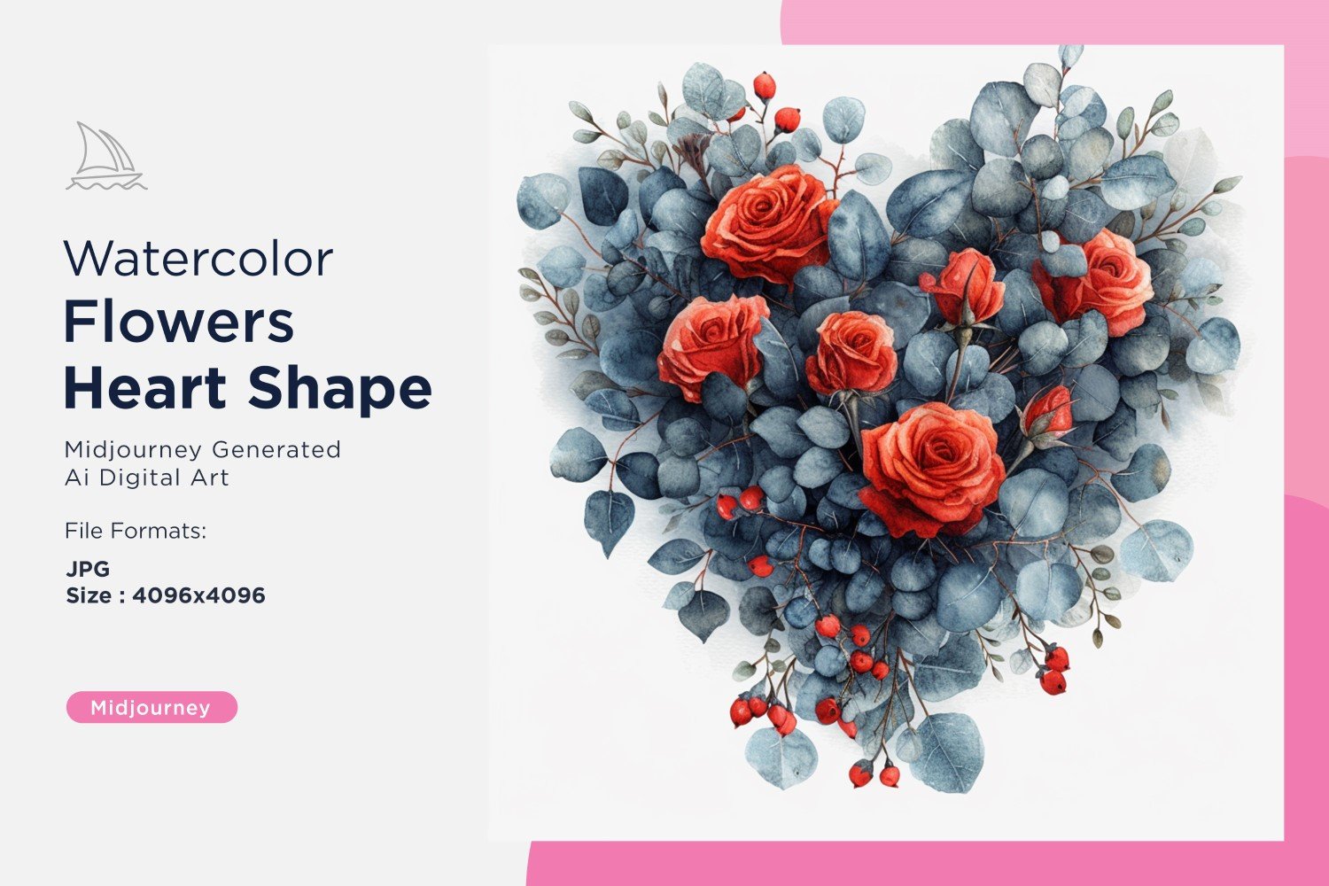 Kit Graphique #391085 Watercolor Fleurs Divers Modles Web - Logo template Preview