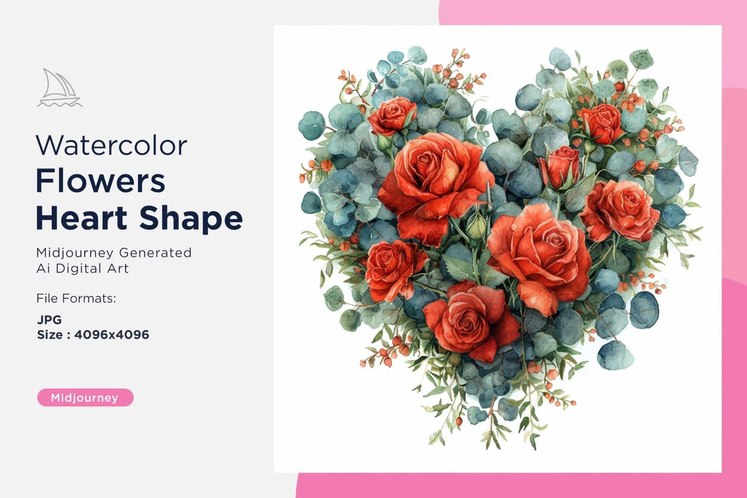 Kit Graphique #391086 Watercolor Fleurs Divers Modles Web - Logo template Preview