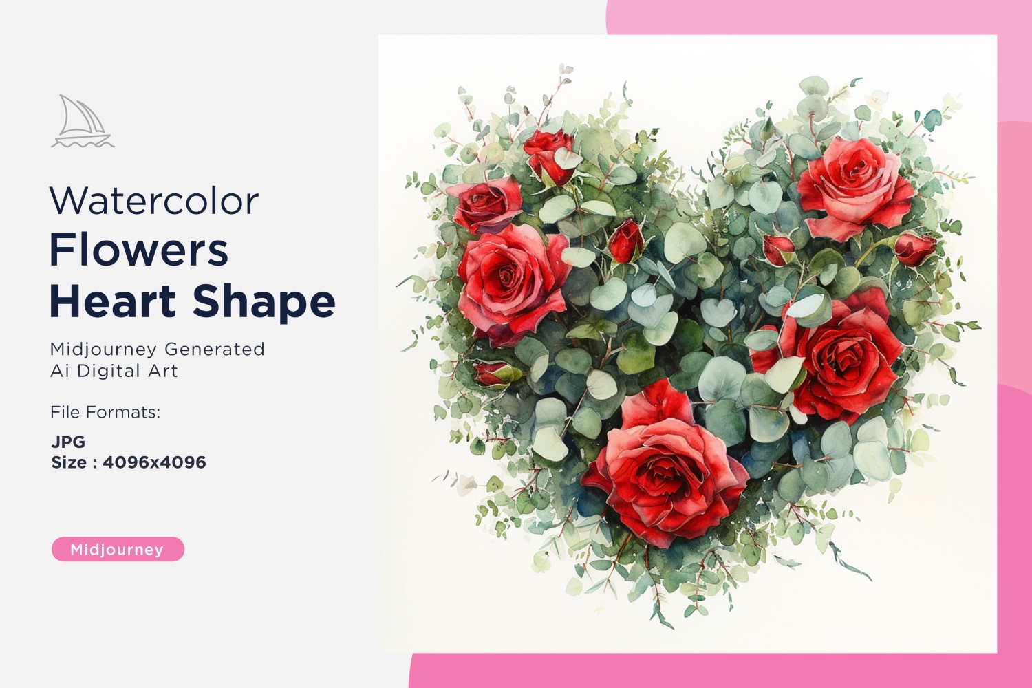 Kit Graphique #391088 Watercolor Fleurs Divers Modles Web - Logo template Preview