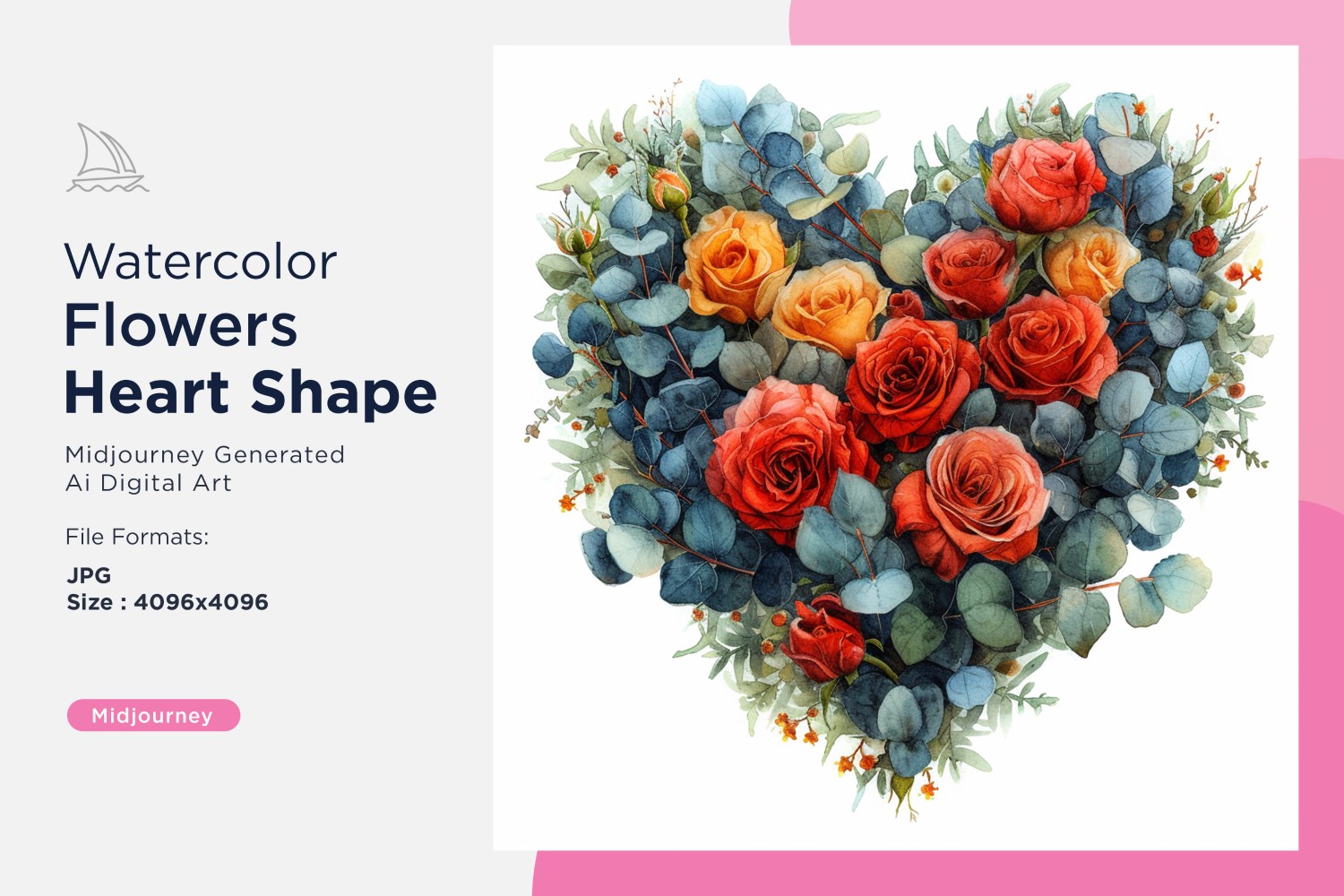 Kit Graphique #391090 Watercolor Fleurs Divers Modles Web - Logo template Preview