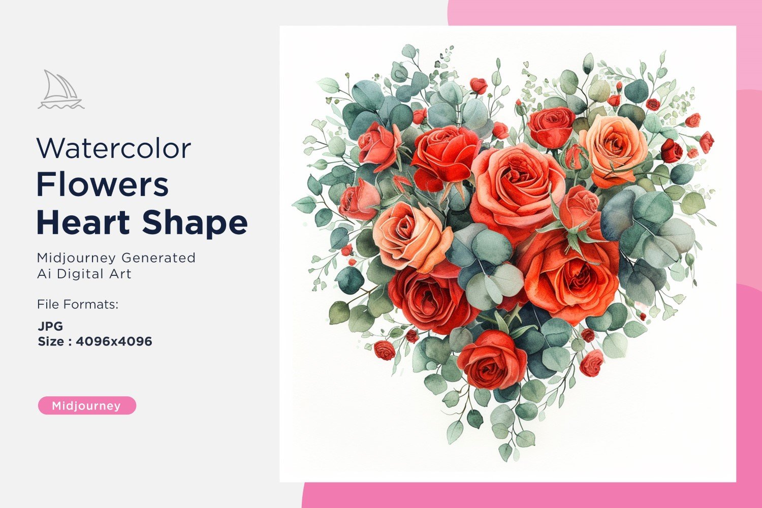 Kit Graphique #391091 Watercolor Fleurs Divers Modles Web - Logo template Preview