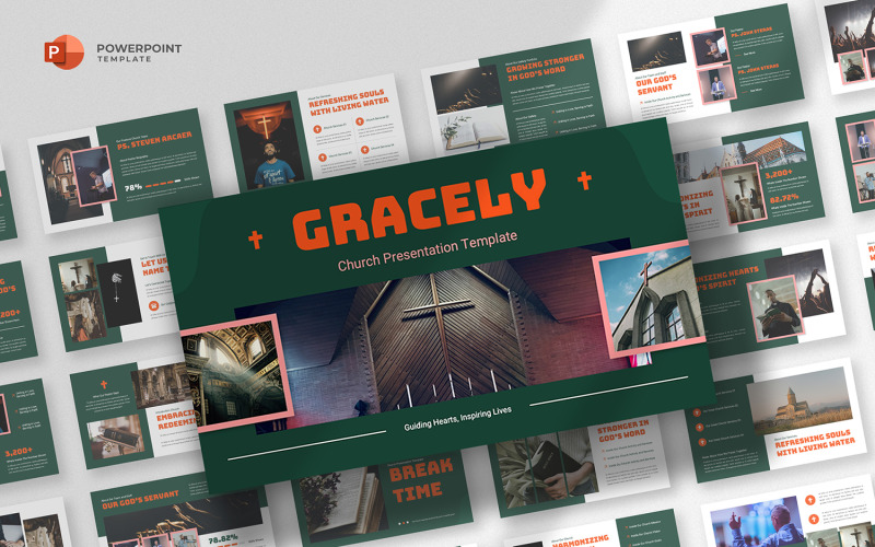 Gracely - Church Powerpoint Template PowerPoint Template