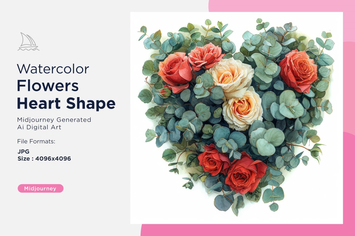 Kit Graphique #391106 Fleurs Coeur Web Design - Logo template Preview