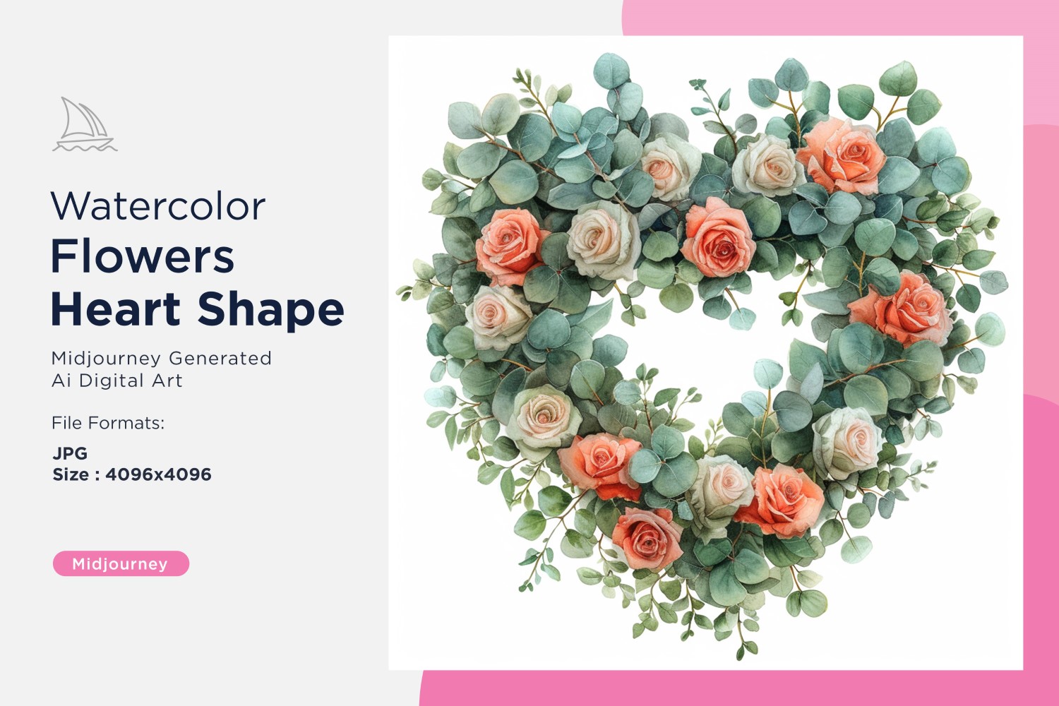 Kit Graphique #391107 Watercolor Fleurs Divers Modles Web - Logo template Preview