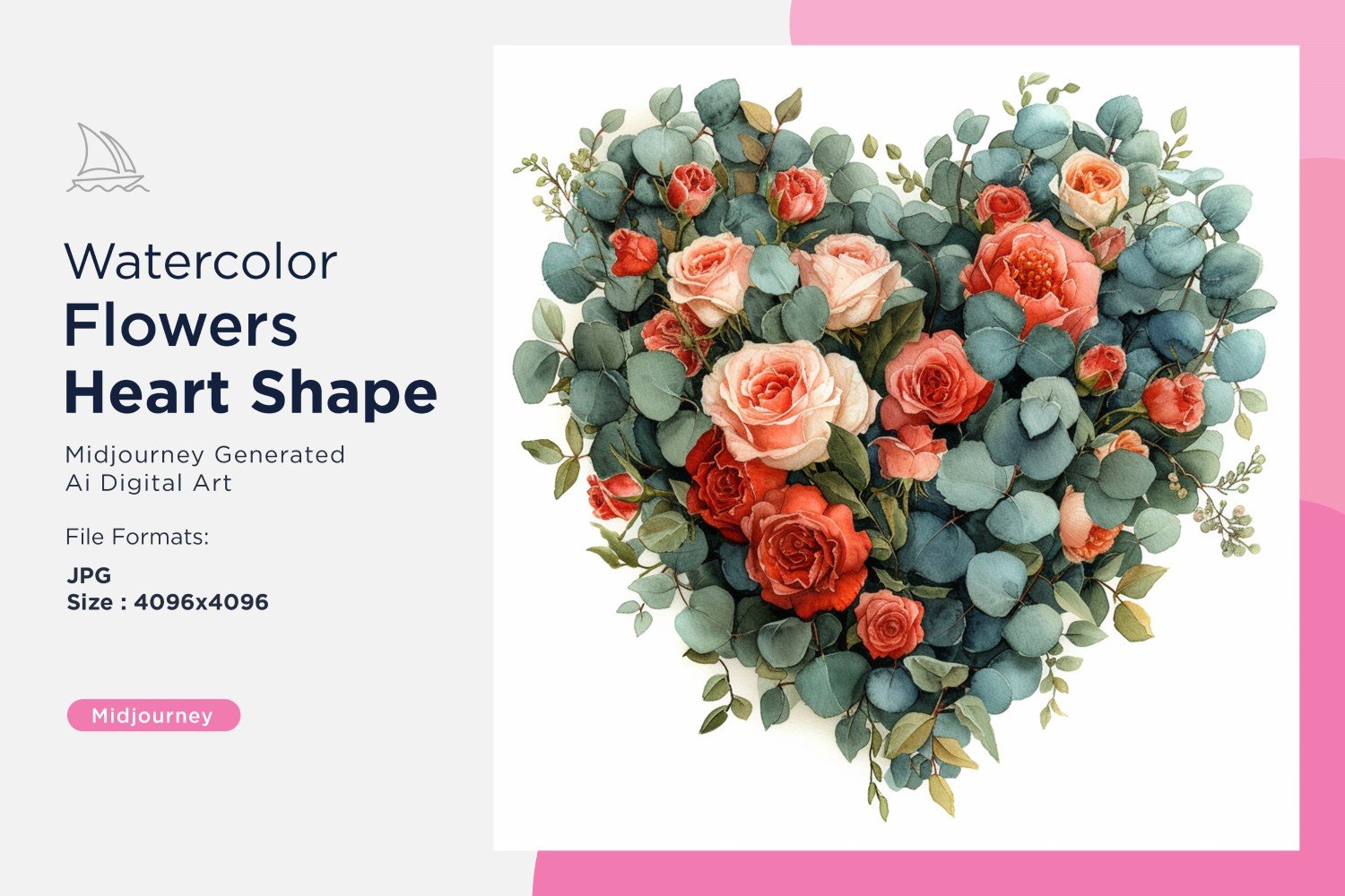 Kit Graphique #391110 Fleurs Coeur Web Design - Logo template Preview