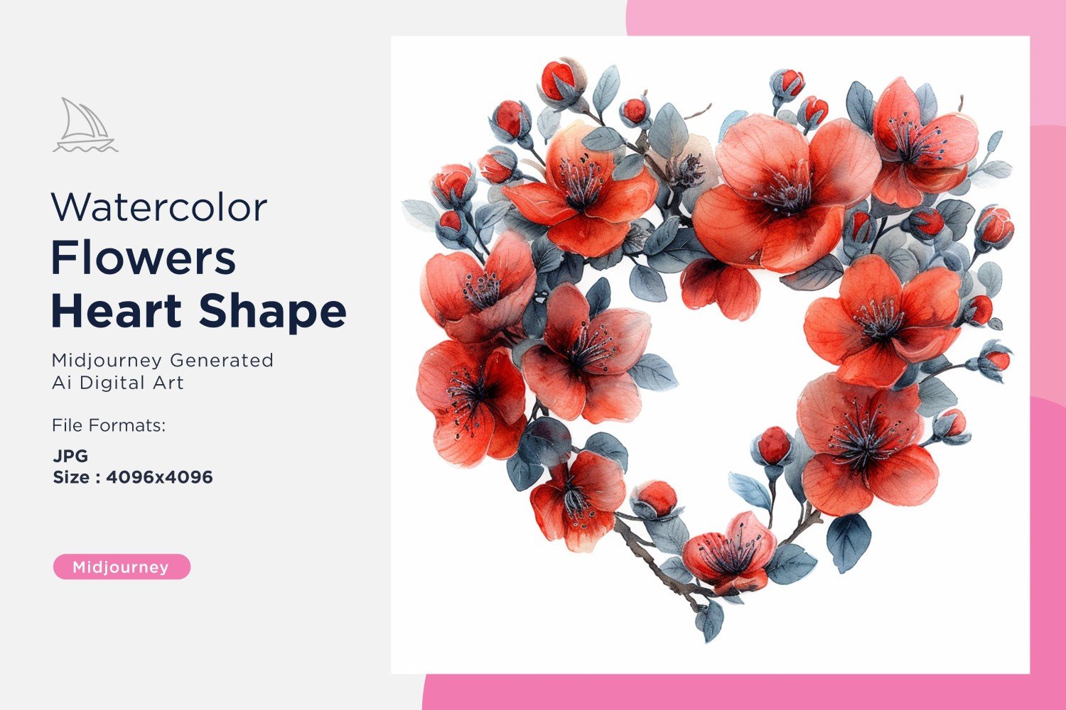 Kit Graphique #391111 Watercolor Fleurs Divers Modles Web - Logo template Preview