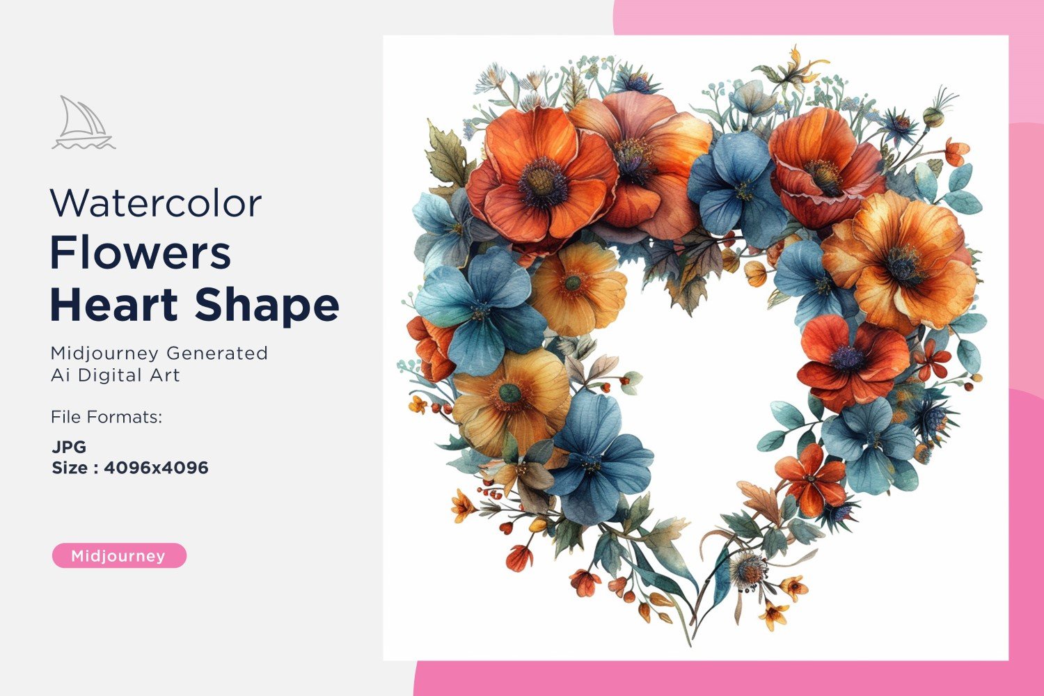 Kit Graphique #391113 Fleurs Coeur Web Design - Logo template Preview