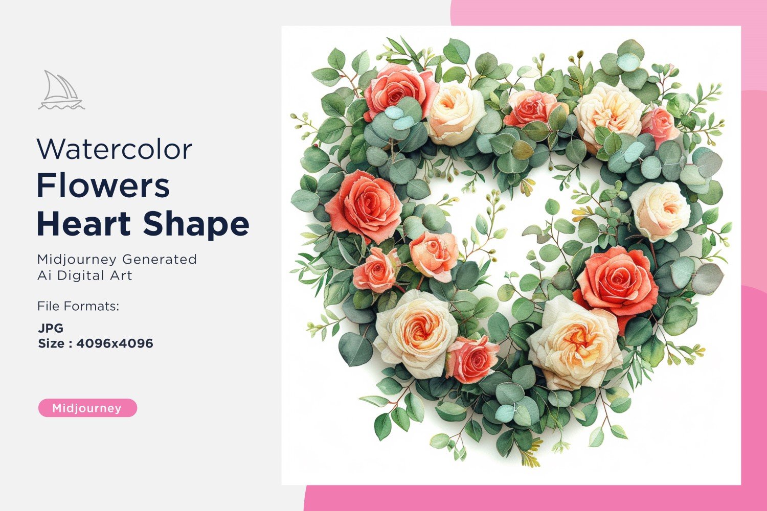 Kit Graphique #391116 Fleurs Coeur Web Design - Logo template Preview