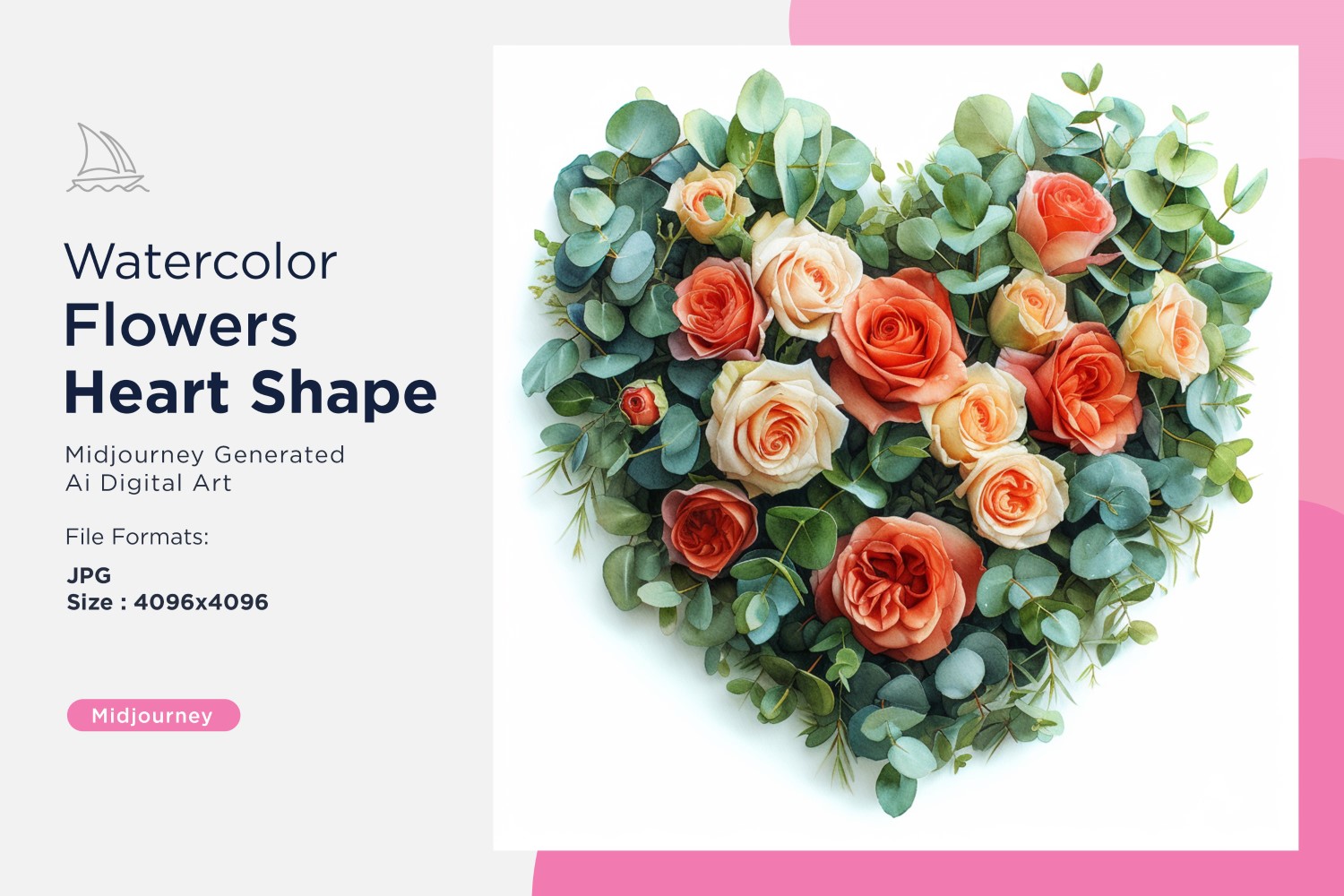 Kit Graphique #391118 Fleurs Coeur Web Design - Logo template Preview