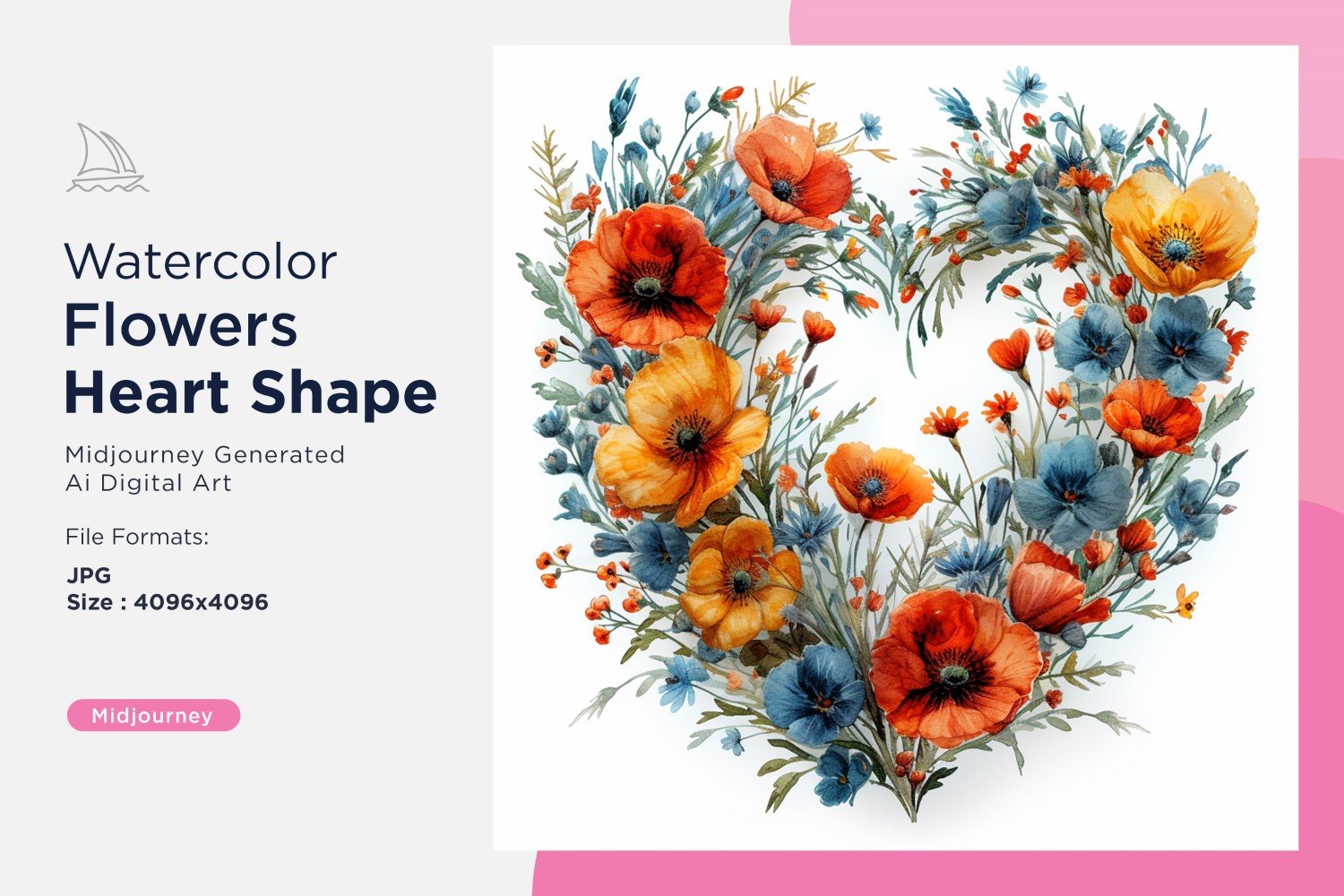 Kit Graphique #391119 Fleurs Coeur Web Design - Logo template Preview