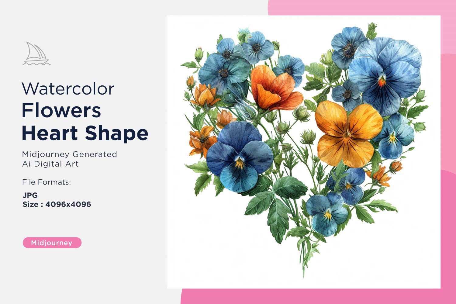 Kit Graphique #391120 Fleurs Coeur Web Design - Logo template Preview