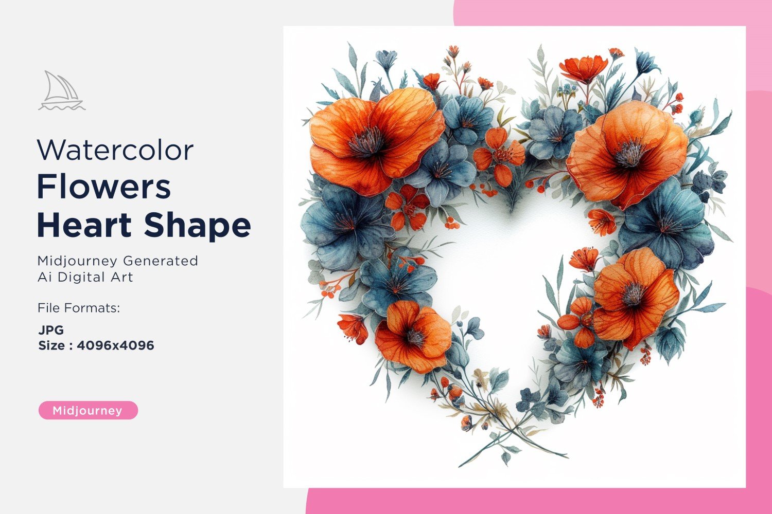 Kit Graphique #391122 Fleurs Coeur Web Design - Logo template Preview