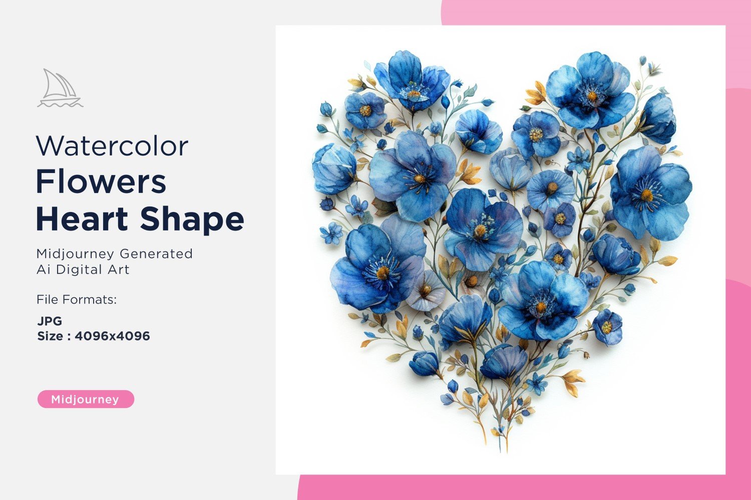 Kit Graphique #391130 Watercolor Fleurs Divers Modles Web - Logo template Preview