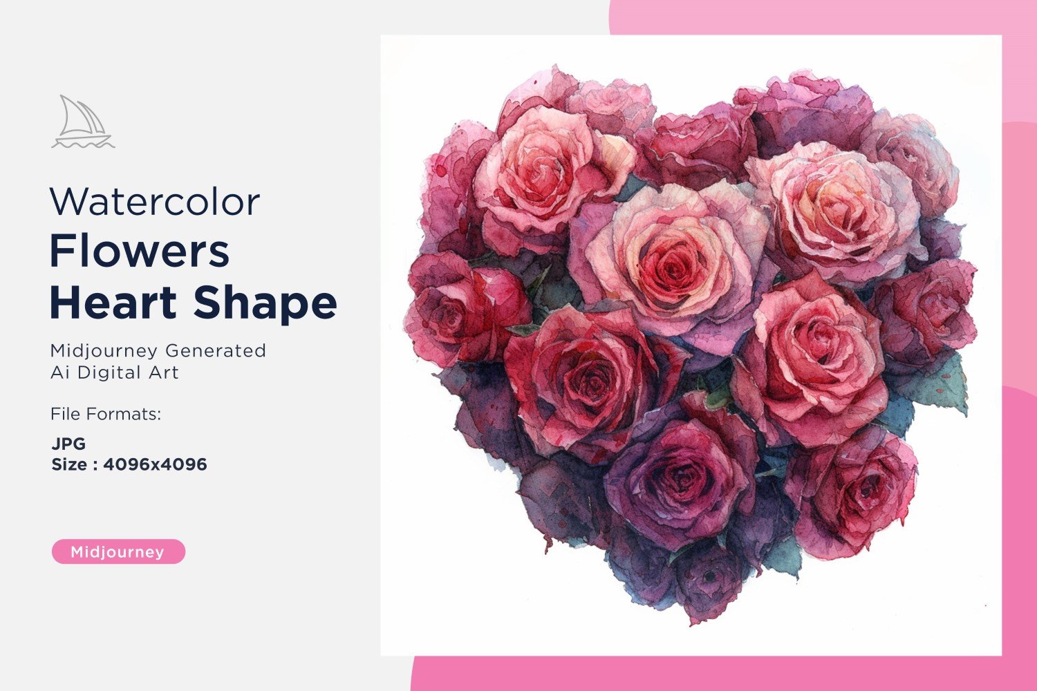 Kit Graphique #391131 Fleurs Coeur Web Design - Logo template Preview