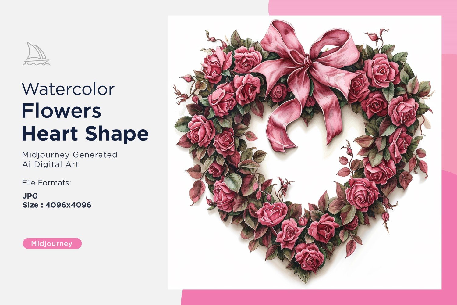 Kit Graphique #391132 Fleurs Coeur Web Design - Logo template Preview