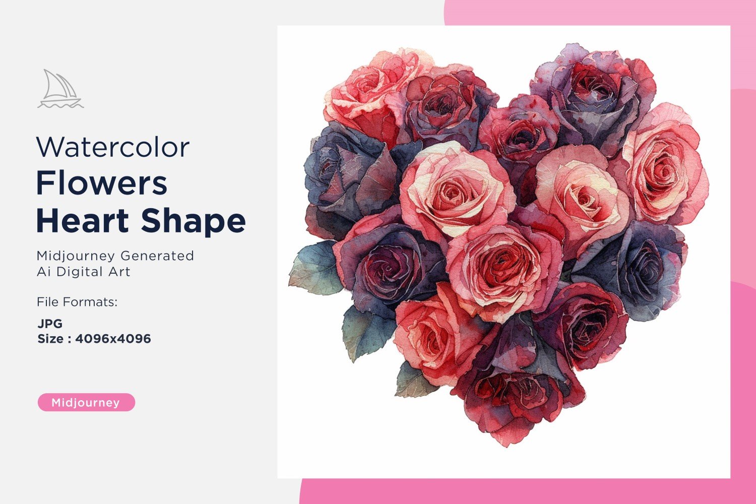 Kit Graphique #391139 Fleurs Coeur Web Design - Logo template Preview