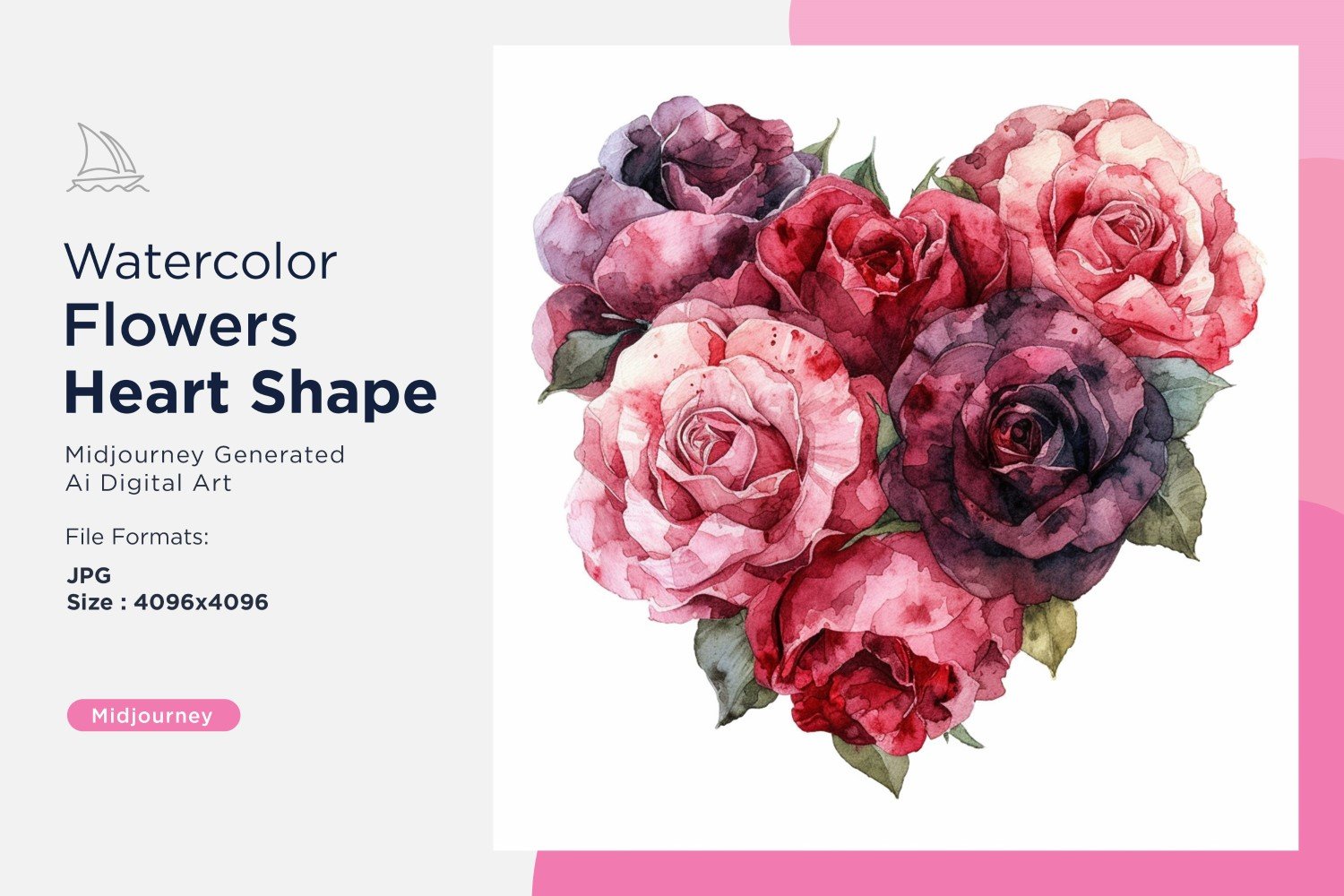 Kit Graphique #391141 Watercolor Fleurs Divers Modles Web - Logo template Preview