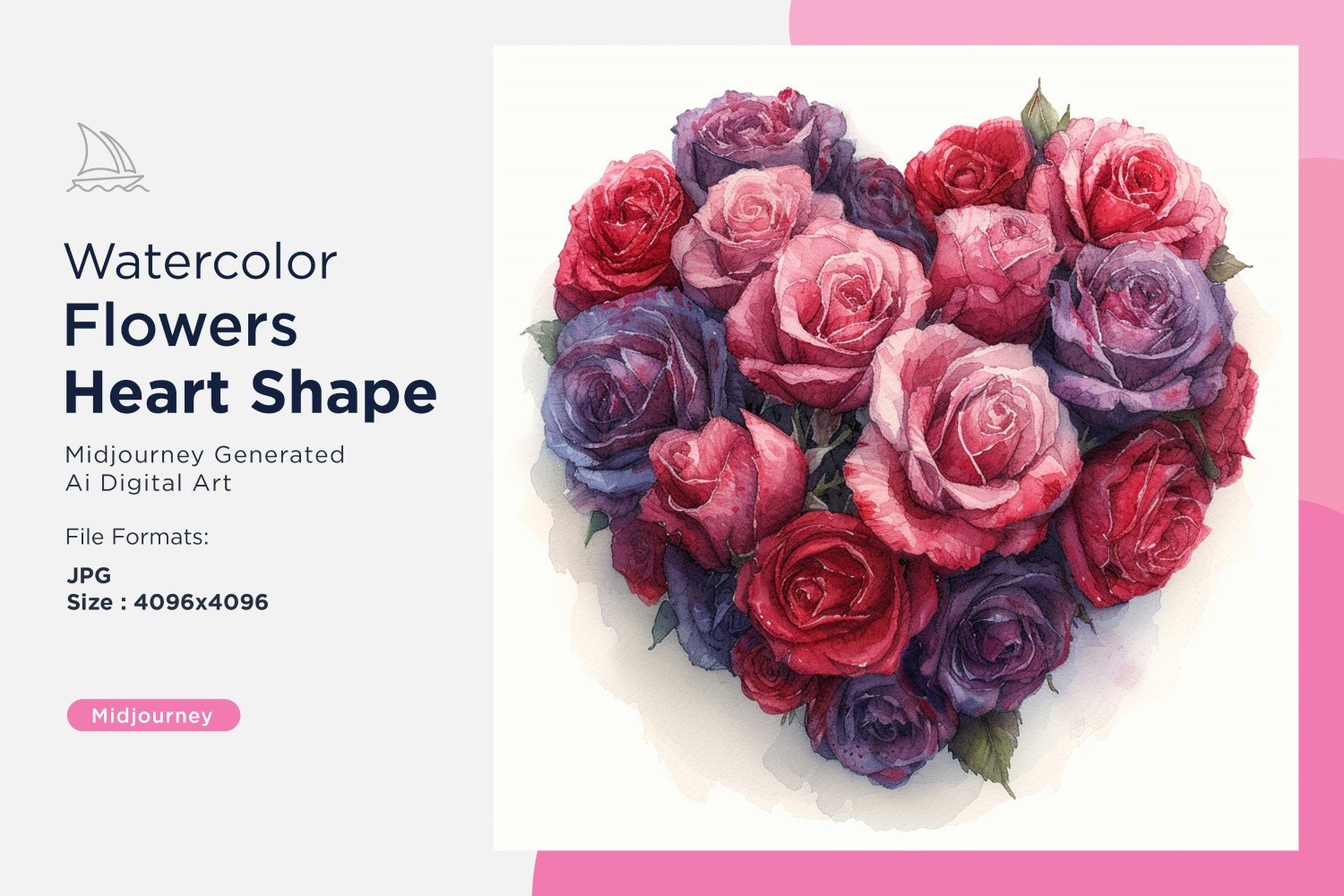 Kit Graphique #391143 Watercolor Fleurs Divers Modles Web - Logo template Preview