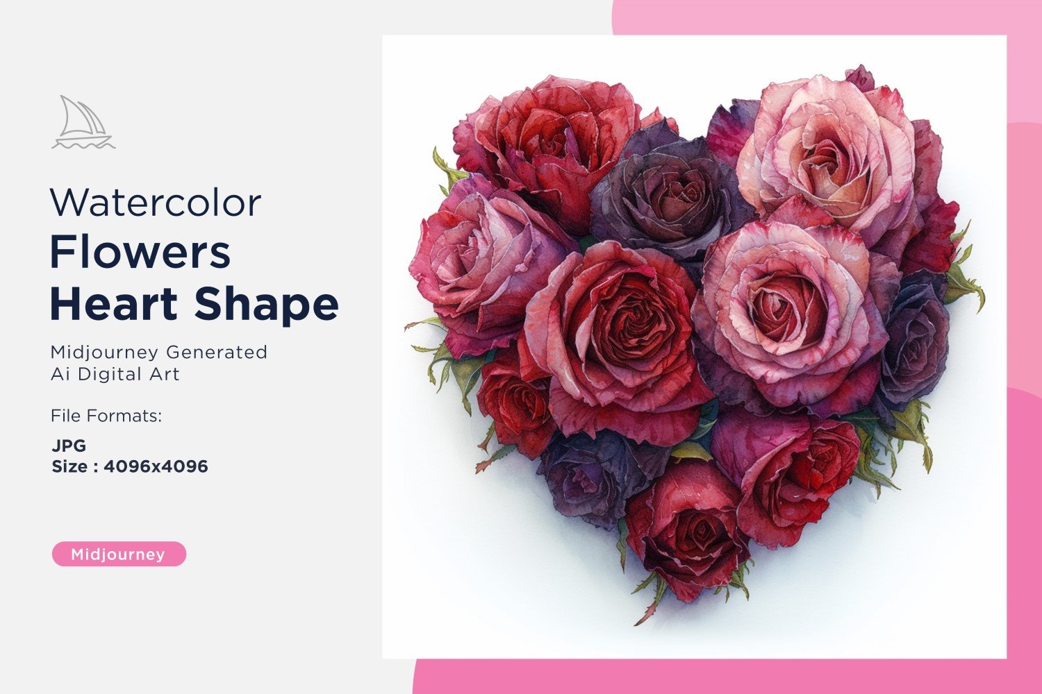 Kit Graphique #391146 Fleurs Coeur Web Design - Logo template Preview