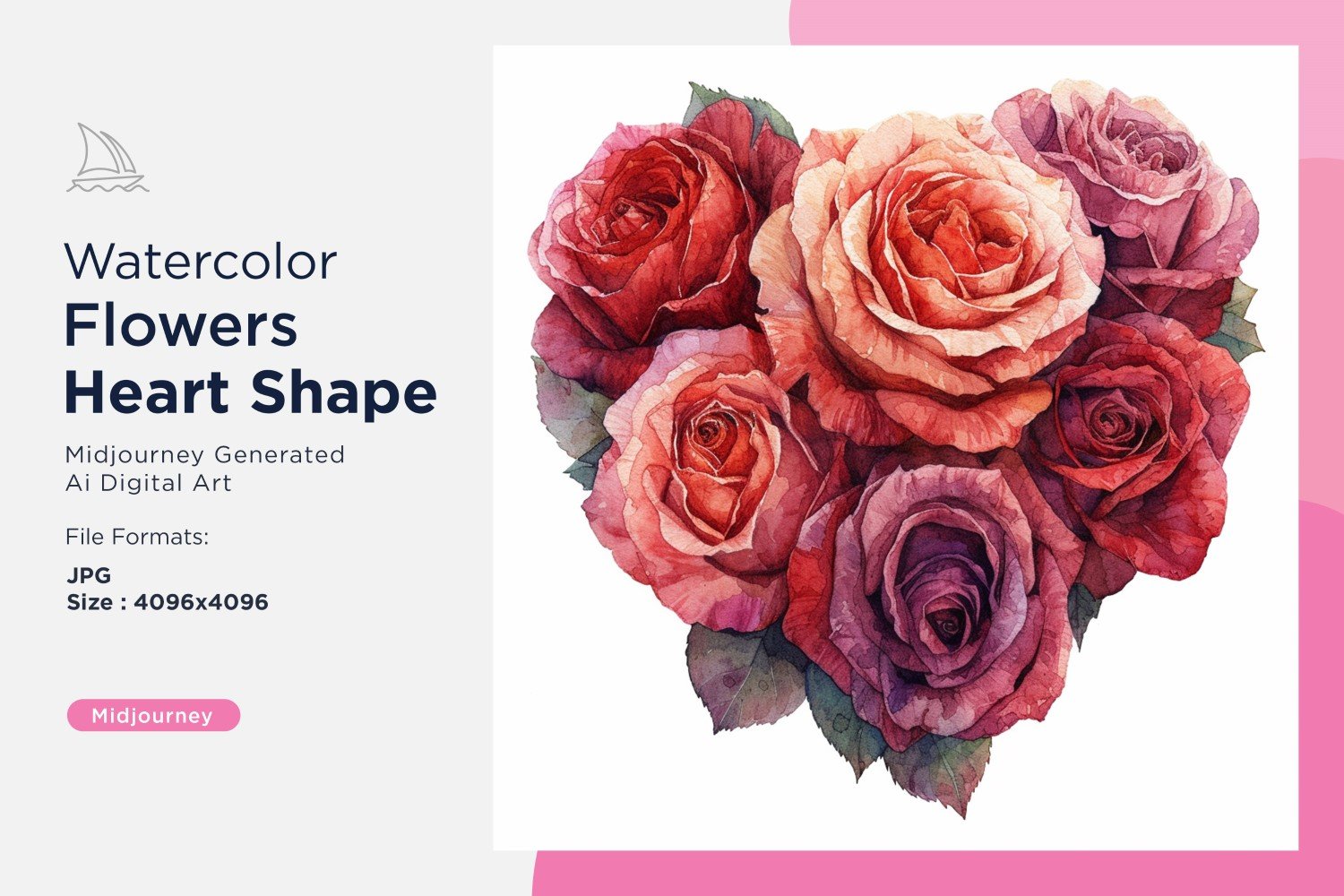 Kit Graphique #391153 Watercolor Fleurs Divers Modles Web - Logo template Preview
