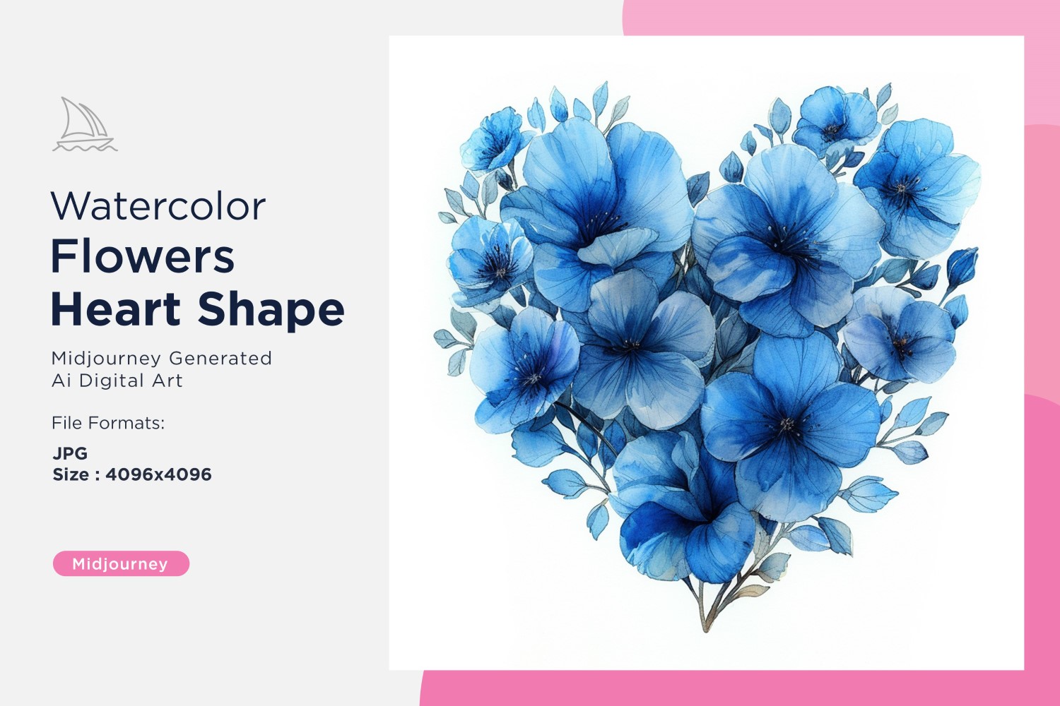 Kit Graphique #391154 Watercolor Fleurs Divers Modles Web - Logo template Preview