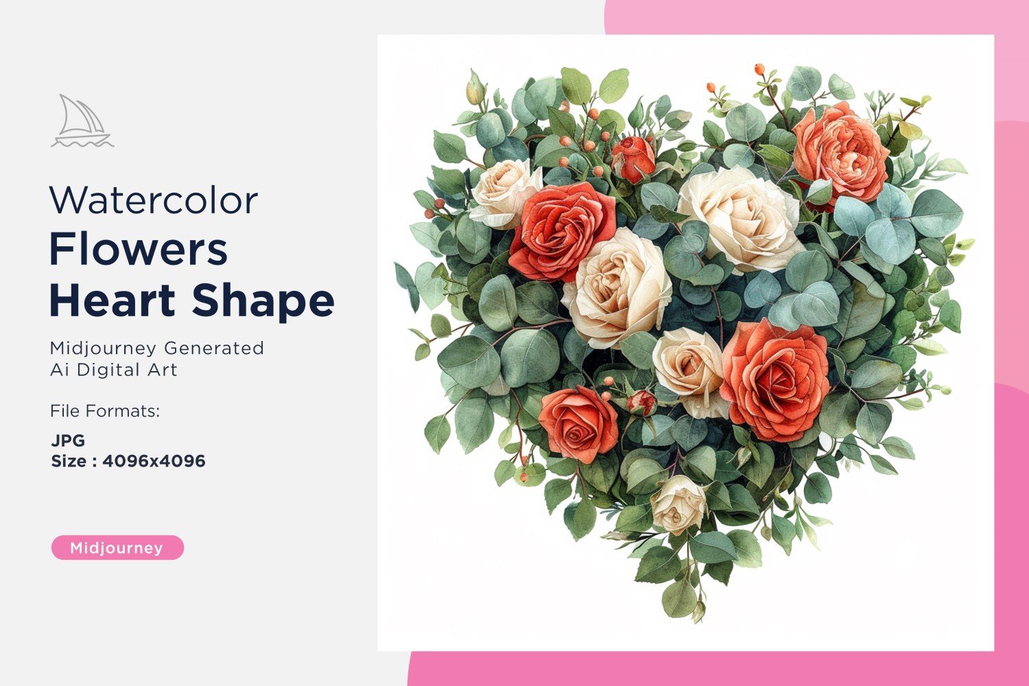 Kit Graphique #391156 Watercolor Fleurs Divers Modles Web - Logo template Preview
