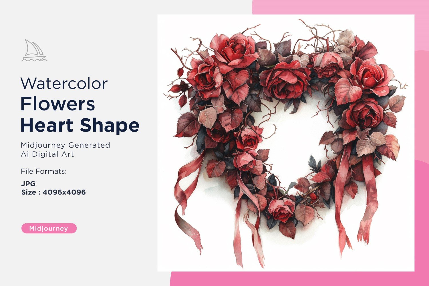 Kit Graphique #391162 Watercolor Fleurs Divers Modles Web - Logo template Preview