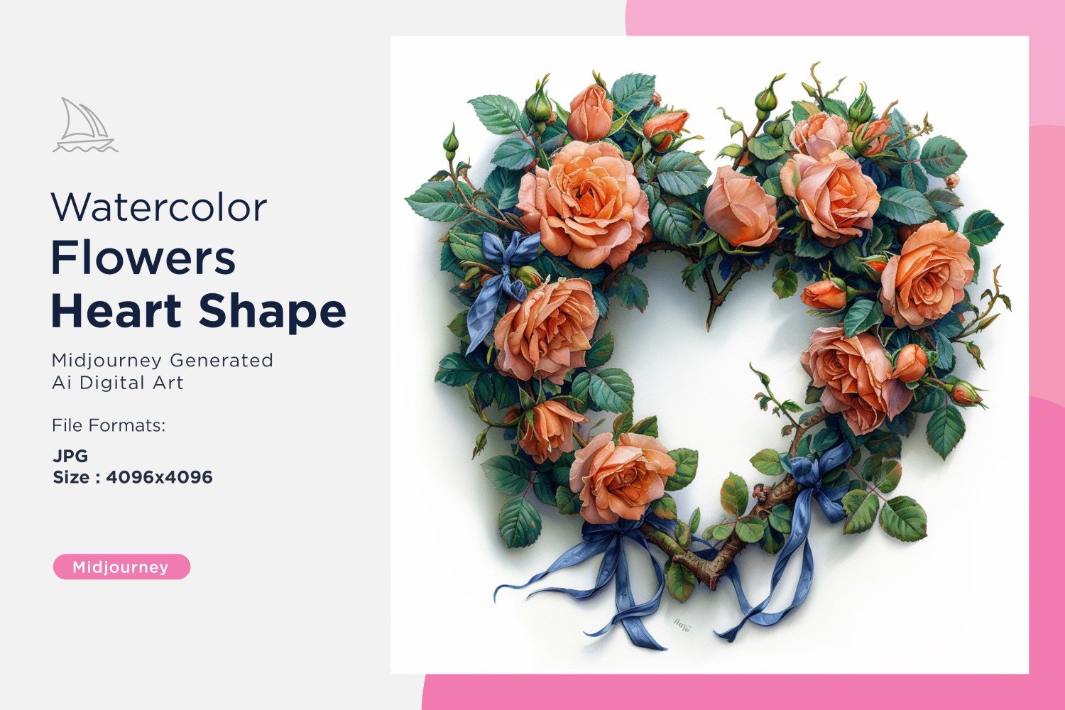 Kit Graphique #391166 Watercolor Fleurs Divers Modles Web - Logo template Preview