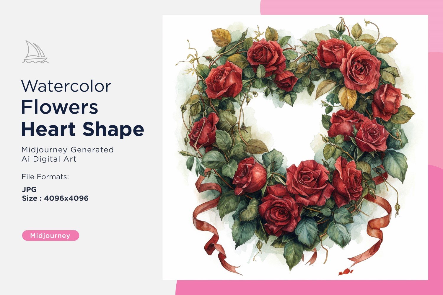 Kit Graphique #391167 Watercolor Fleurs Divers Modles Web - Logo template Preview