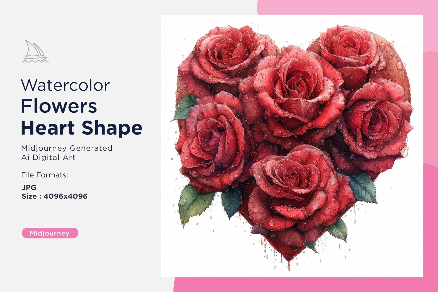 Kit Graphique #391171 Watercolor Fleurs Divers Modles Web - Logo template Preview