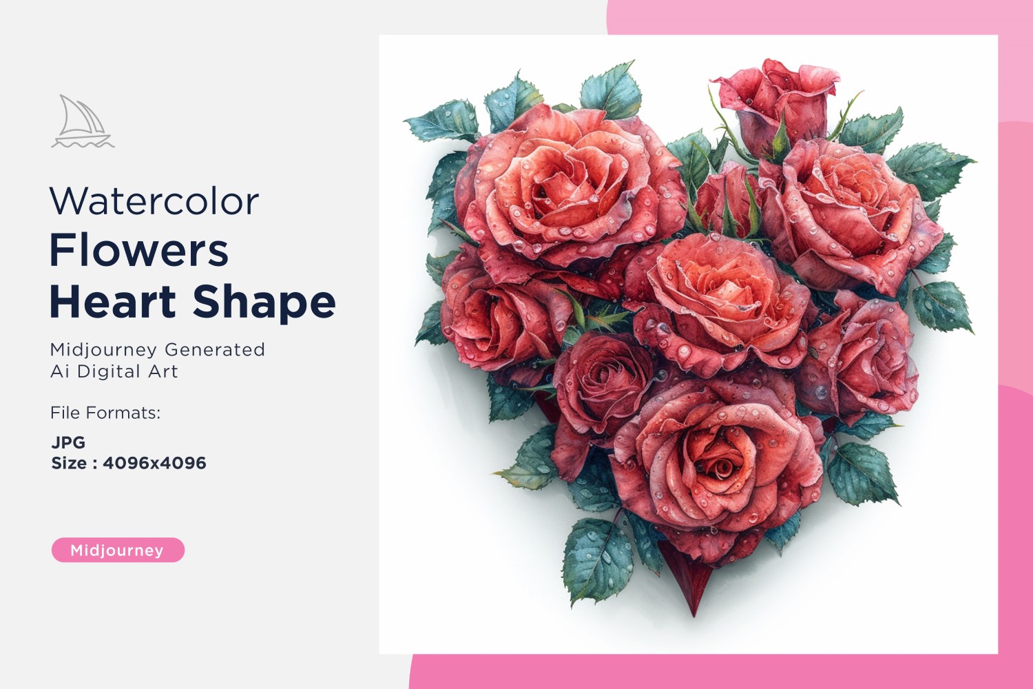Kit Graphique #391173 Watercolor Fleurs Divers Modles Web - Logo template Preview