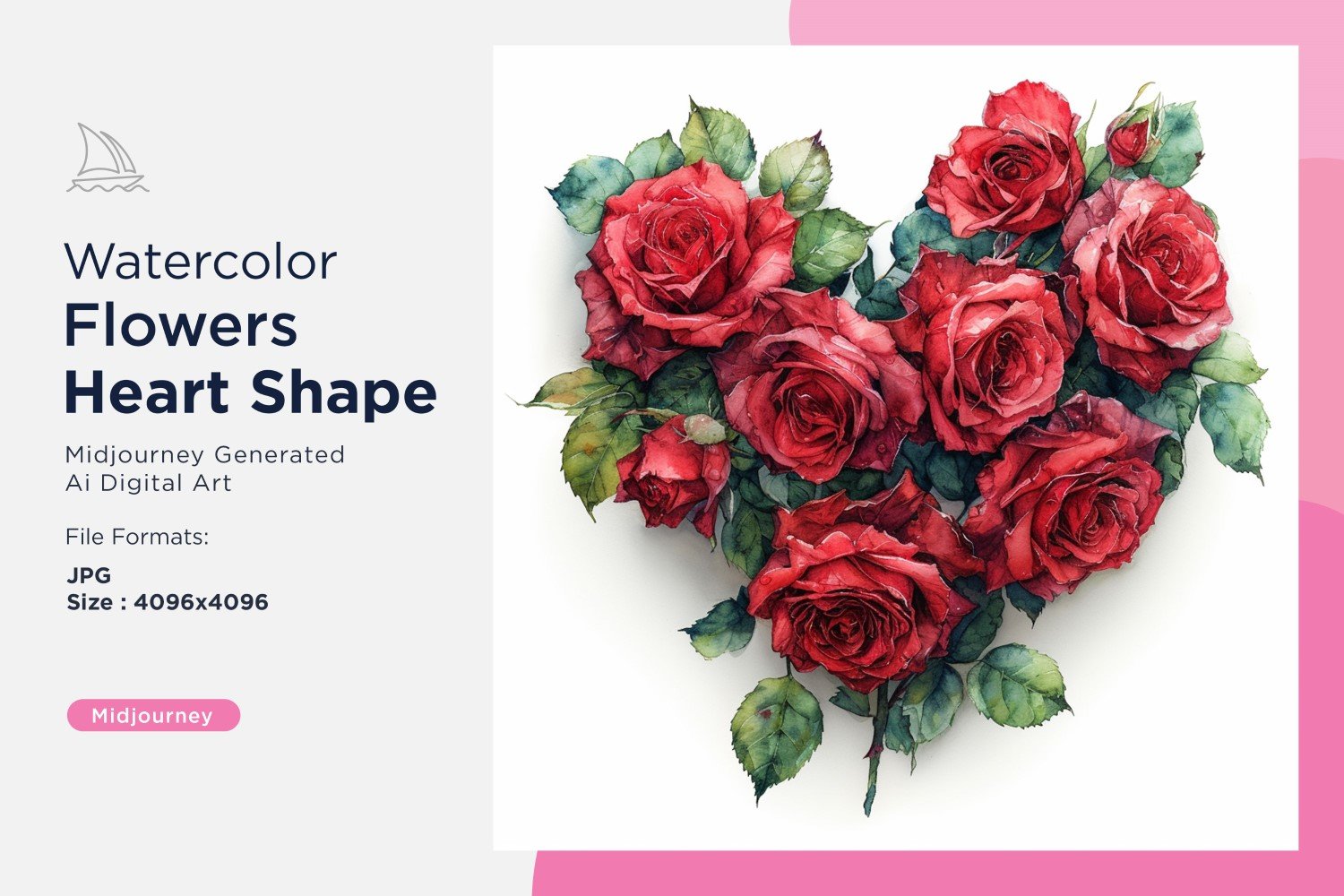Kit Graphique #391174 Watercolor Fleurs Divers Modles Web - Logo template Preview