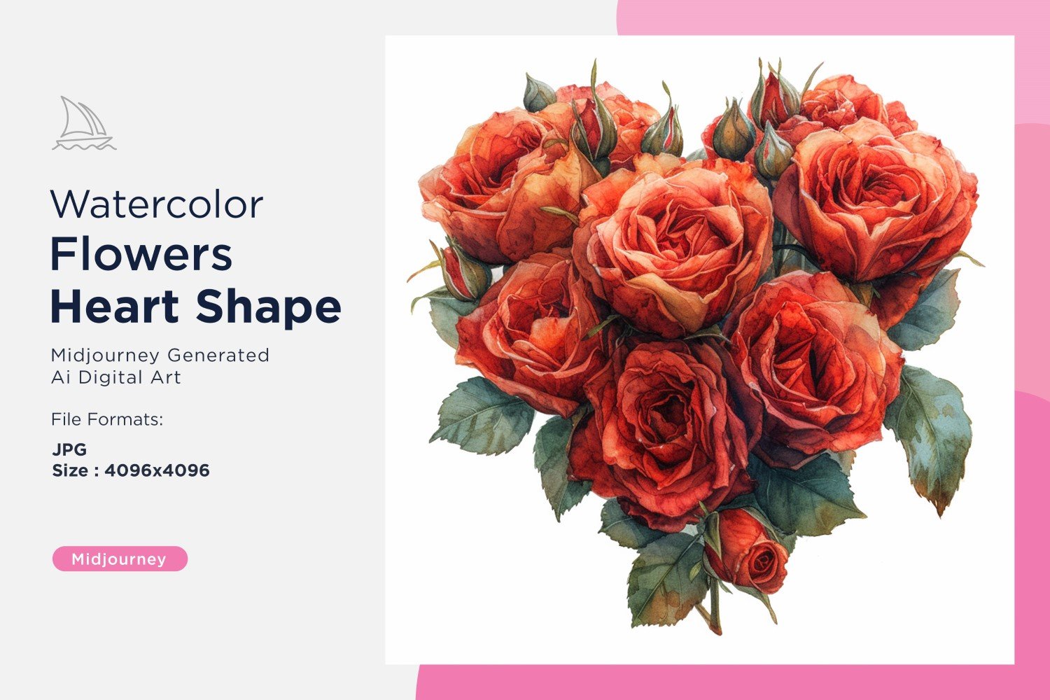 Kit Graphique #391175 Watercolor Fleurs Divers Modles Web - Logo template Preview