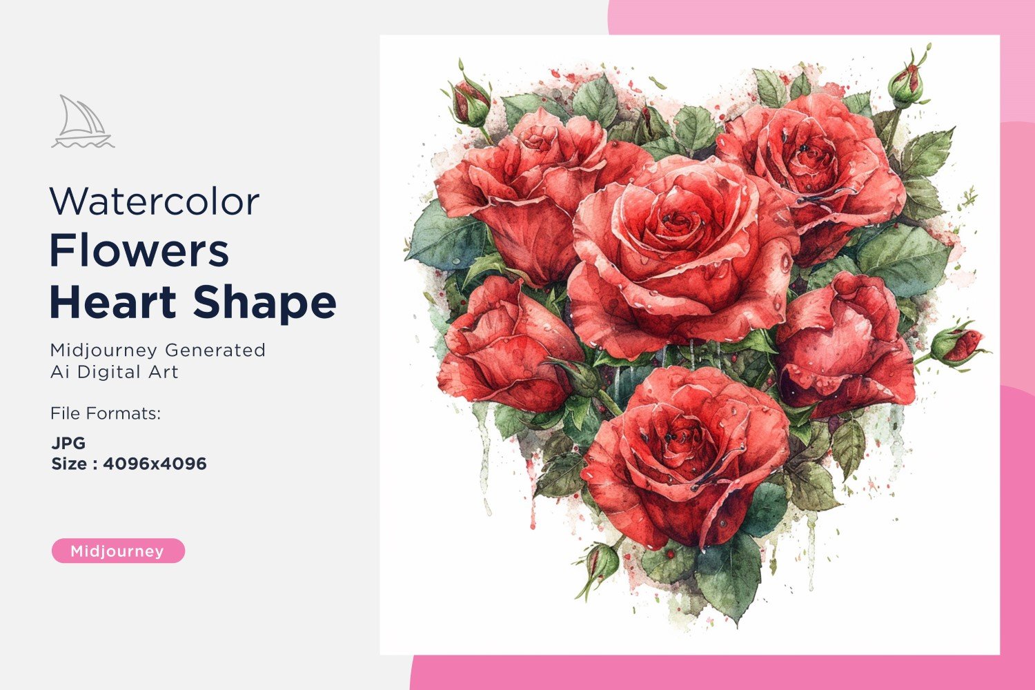 Kit Graphique #391176 Watercolor Fleurs Divers Modles Web - Logo template Preview