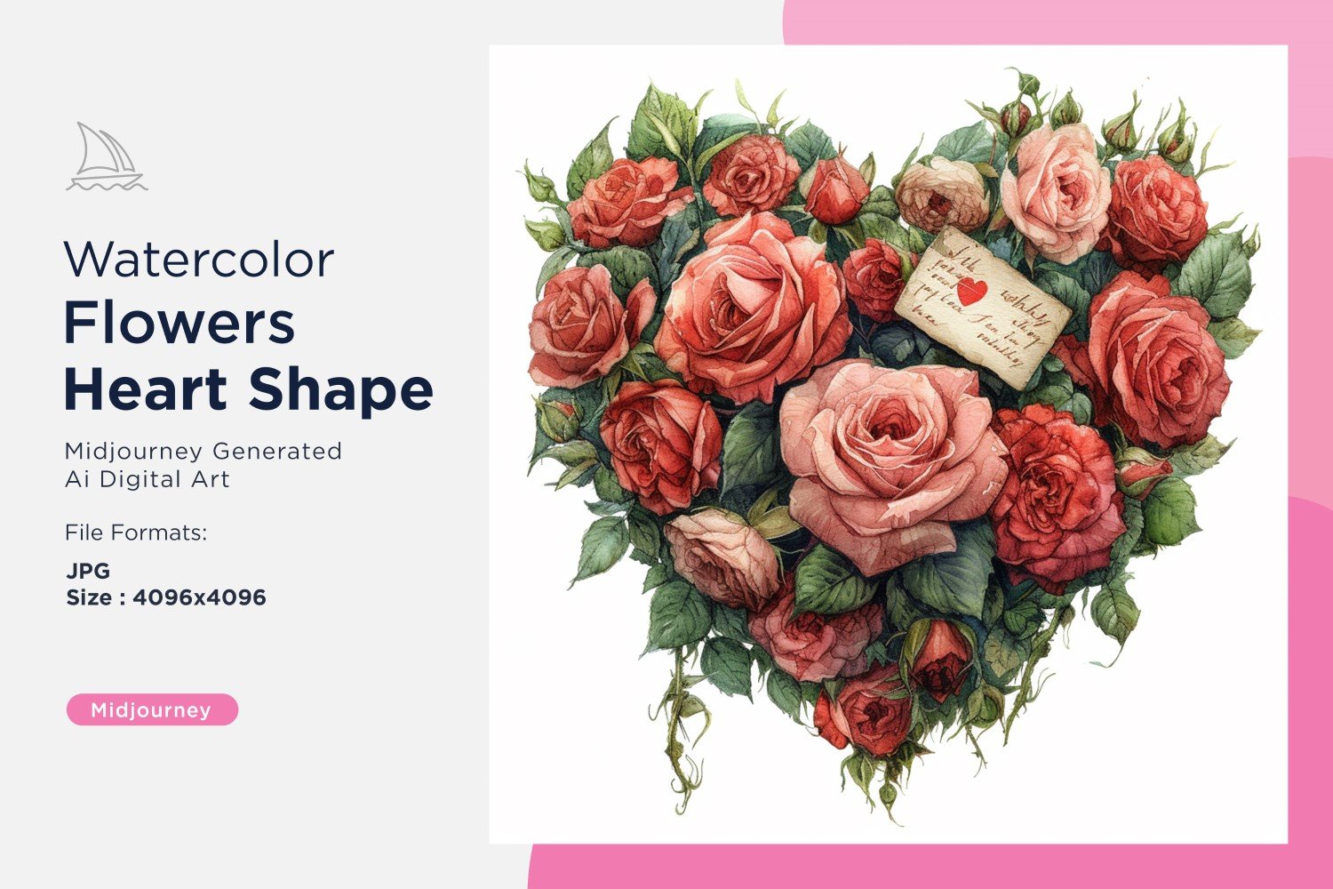 Kit Graphique #391177 Watercolor Fleurs Divers Modles Web - Logo template Preview