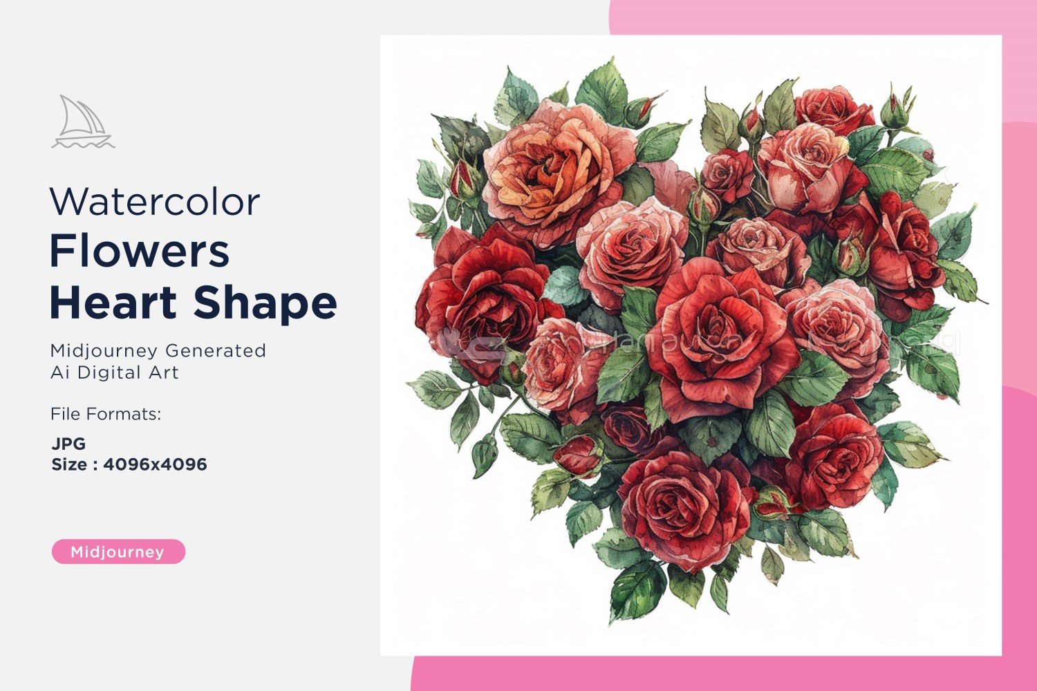 Kit Graphique #391178 Watercolor Fleurs Divers Modles Web - Logo template Preview