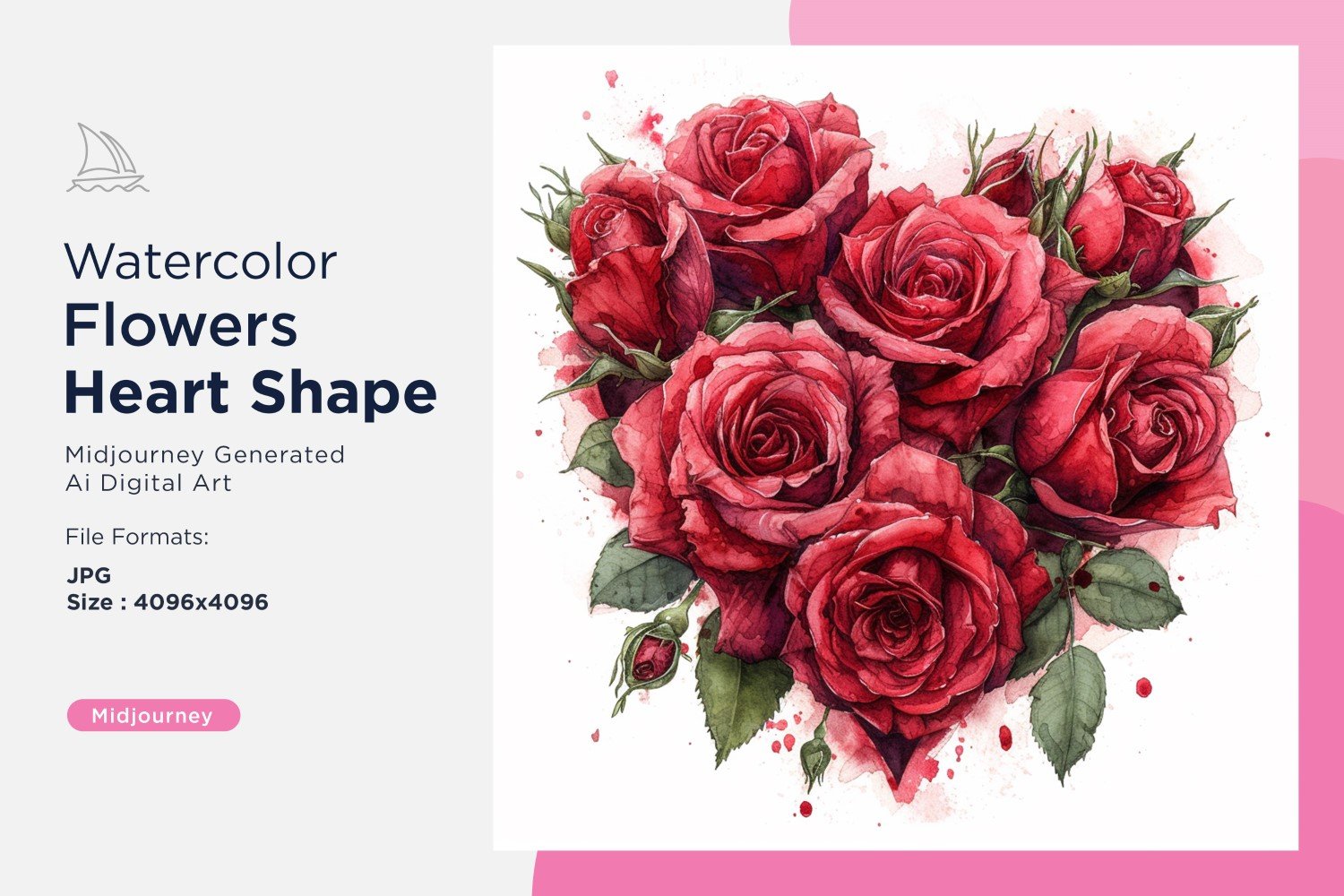 Kit Graphique #391179 Watercolor Fleurs Divers Modles Web - Logo template Preview