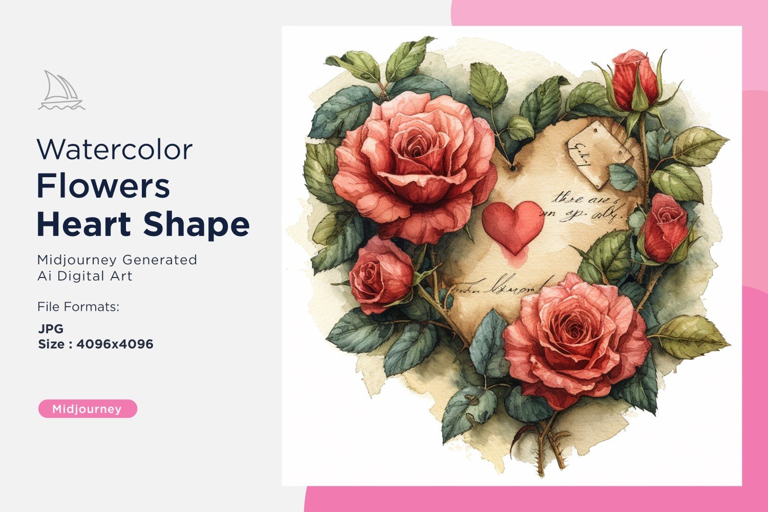 Template #391180 Flowers Heart Webdesign Template - Logo template Preview