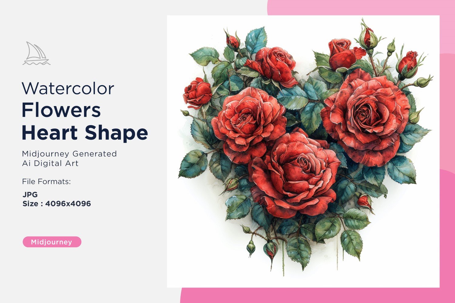 Kit Graphique #391181 Fleurs Coeur Web Design - Logo template Preview