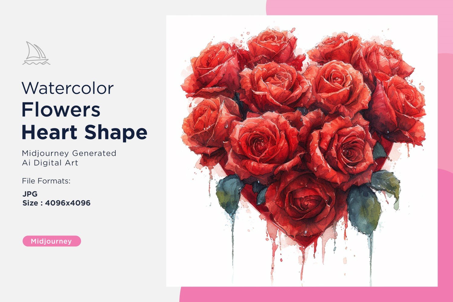 Kit Graphique #391183 Watercolor Fleurs Divers Modles Web - Logo template Preview