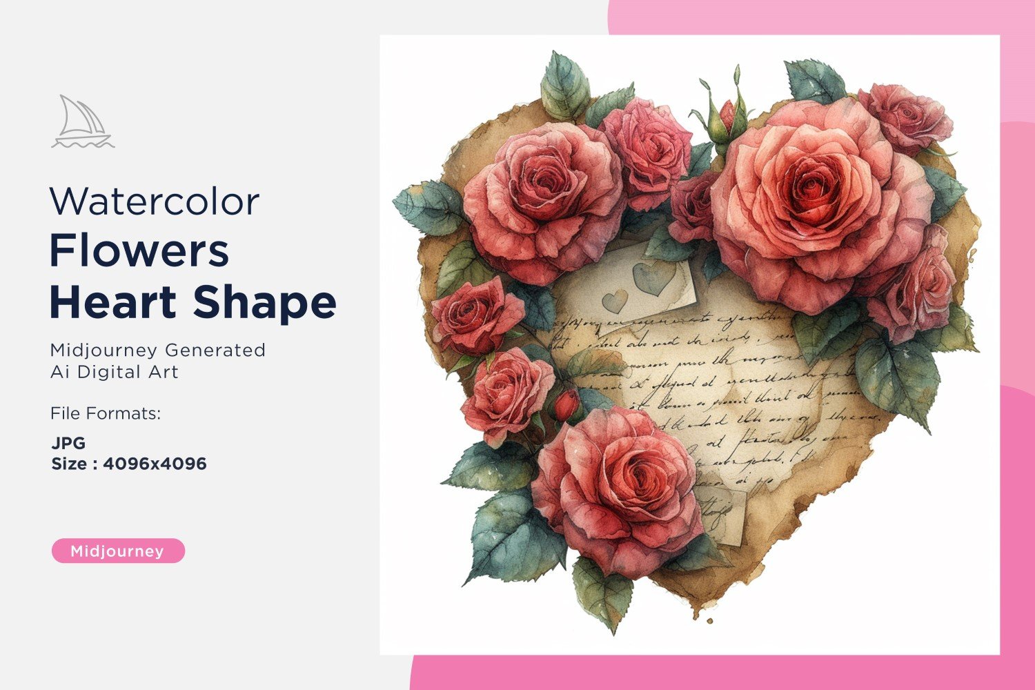 Kit Graphique #391184 Fleurs Coeur Web Design - Logo template Preview