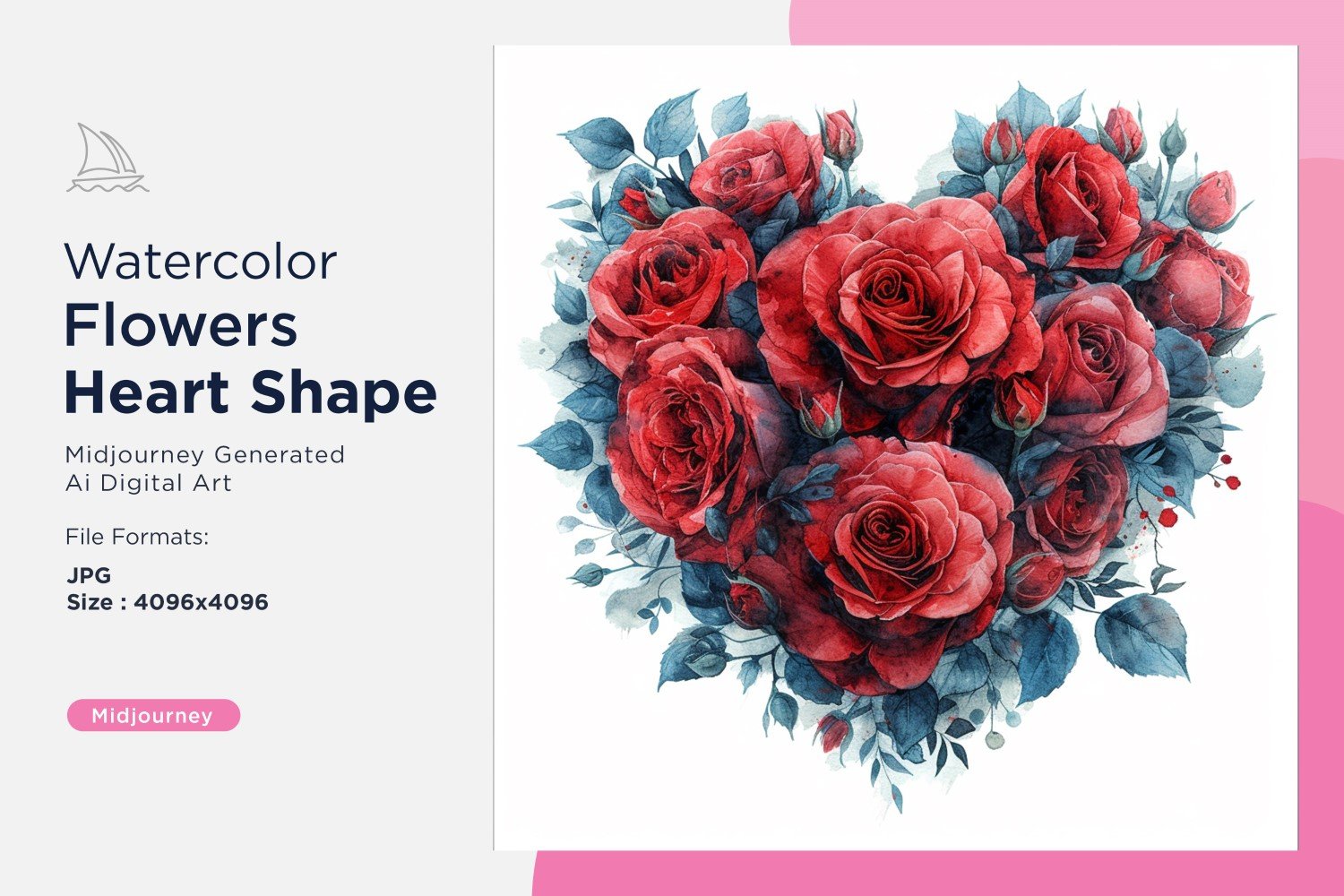 Kit Graphique #391185 Fleurs Coeur Web Design - Logo template Preview