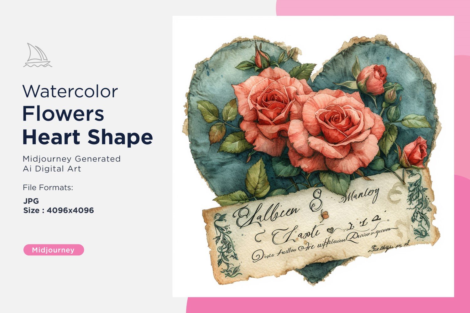 Kit Graphique #391190 Watercolor Fleurs Divers Modles Web - Logo template Preview