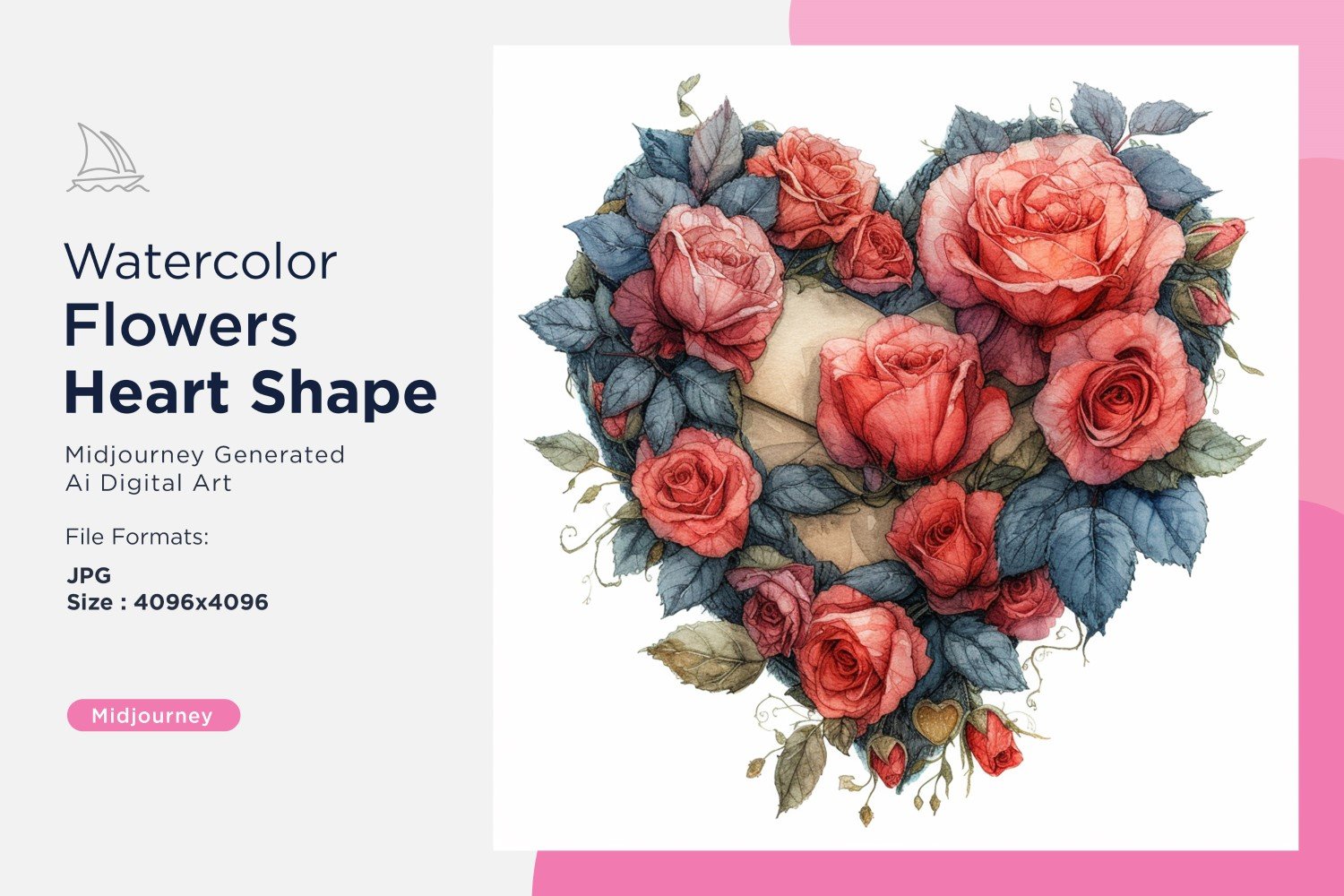 Kit Graphique #391194 Fleurs Coeur Web Design - Logo template Preview