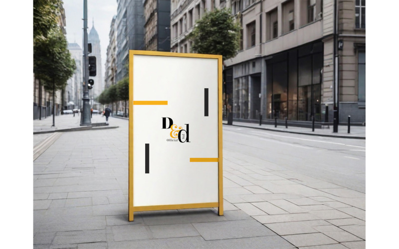 Street Poster Blank Mockup #02 Product Mockup