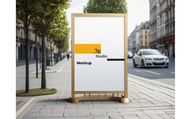 Street Poster Blank Mockup #06 Product Mockup