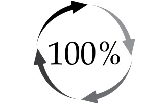 100 persent icon symbol logo version v14