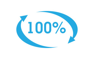 100 persent icon symbol logo version v16